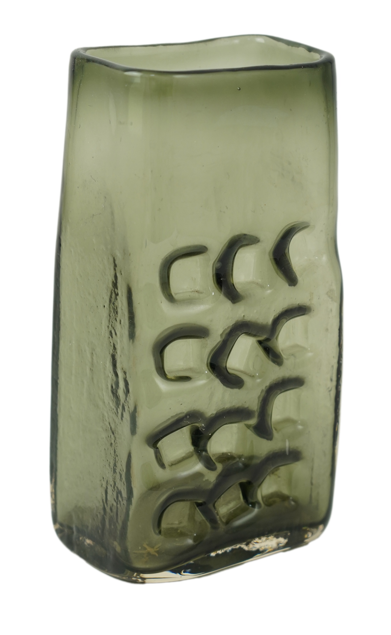 Geoffrey Baxter (1922-1995) for Whitefriars: A 'Nuts and Bolts' vase